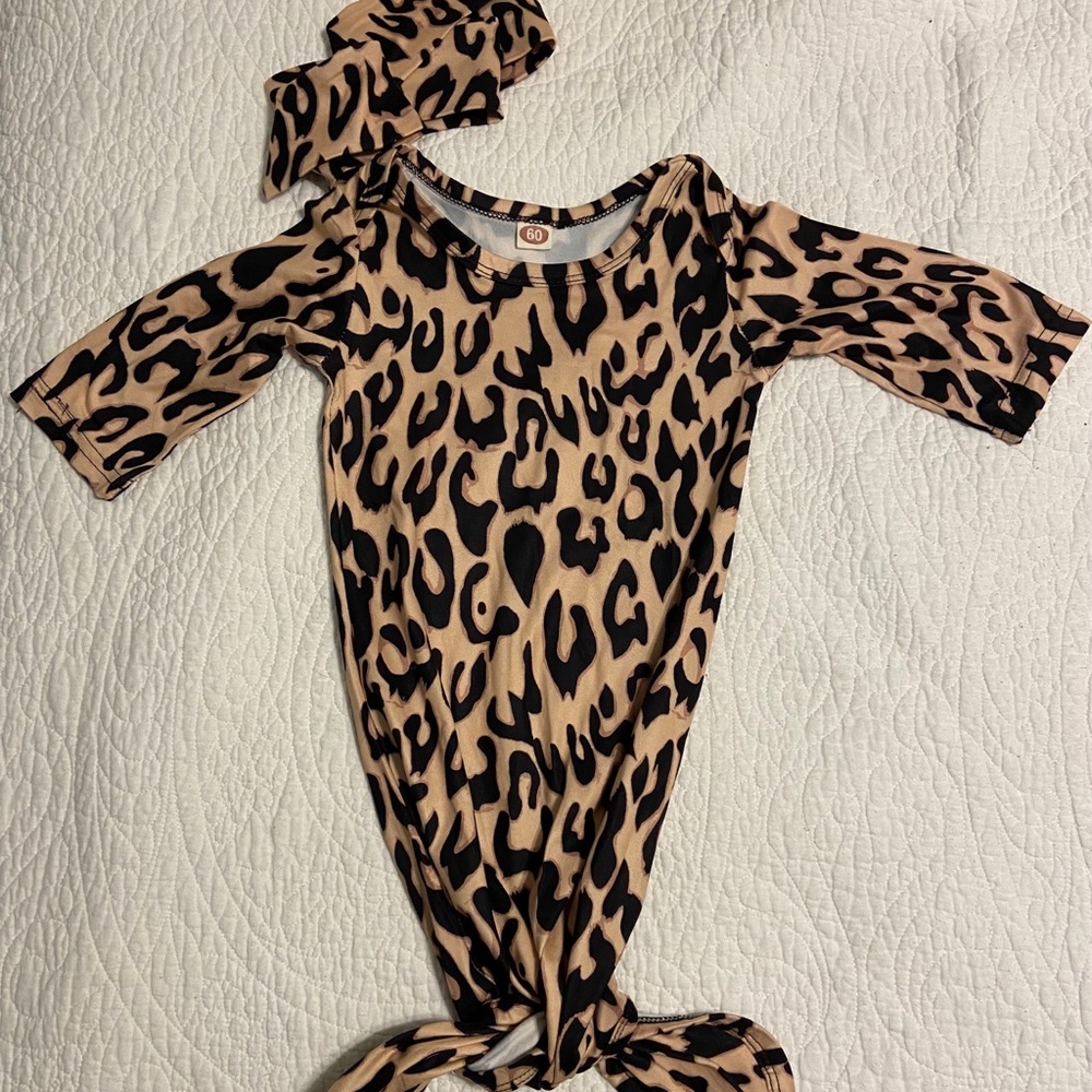 NWOT Boutique Baby Tie Gown
